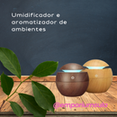 Umidificador e aromatizador do ar com oleo de essências