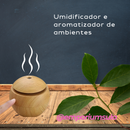 Umidificador e aromatizador do ar com oleo de essências
