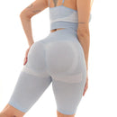Conjunto fitness top mais bermuda levanta bum bum