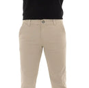 Calça masculina de sarja, alfaiataria, casual e social