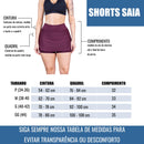 Shorts saia para academia