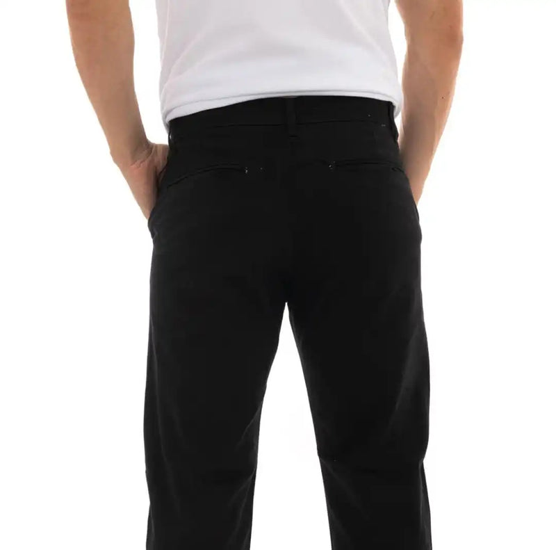 Calça masculina de sarja, alfaiataria, casual e social