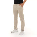 Calça masculina de sarja, alfaiataria, casual e social