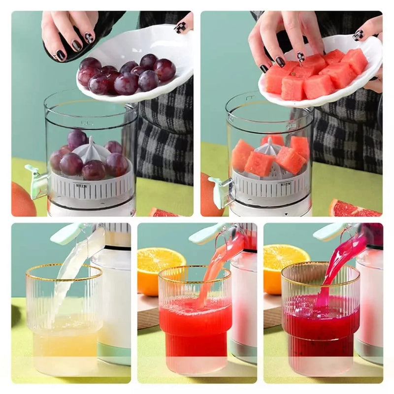 Espremedor de frutas elétrico sem fio