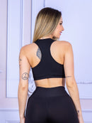 Top com bojo removivel para academia