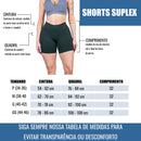 Short para academia, meia coxa