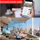 Mine camera espiã A9 sem fio, monitor remoto