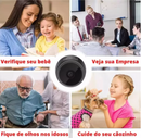 Mine camera espiã A9 sem fio, monitor remoto