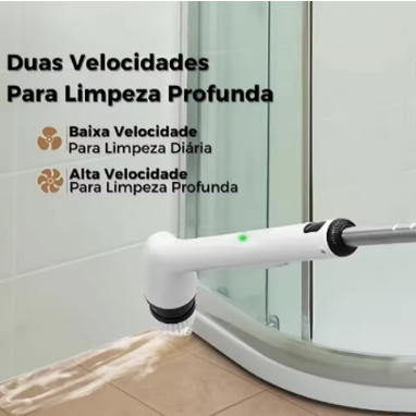 Escova de limpeza ajustavel domiciliar e veicular  9 em 1