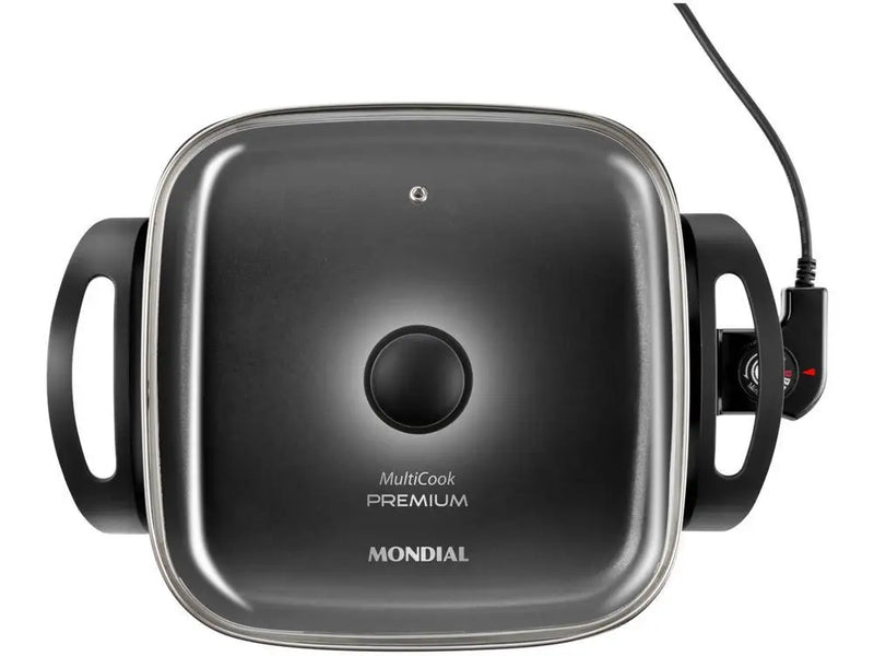 Panela elétrica multifuncional quadrada mondial 110V