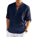 Camisa de linho masculina