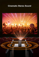 Projetor DLP, LED, portatil com bateria, modelo p70, 3D, 4K, um mine cinema, android, wifi, home theater