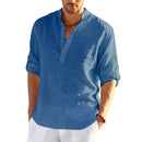 Camisa de linho masculina