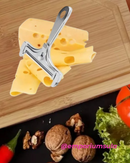 Fatiador de queijos ajustável em aço inoxidável com lamina plana