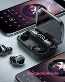 Fone de ouvido Bluetooth 5.1 M10 sem fio, stéreo com caixa de carregamento