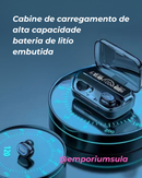Fone de ouvido Bluetooth 5.1 M10 sem fio, stéreo com caixa de carregamento