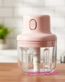 Mine processador e triturador elétrico de alimentos 250 ml sem fio