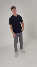 Calça masculina de sarja, alfaiataria, casual e social